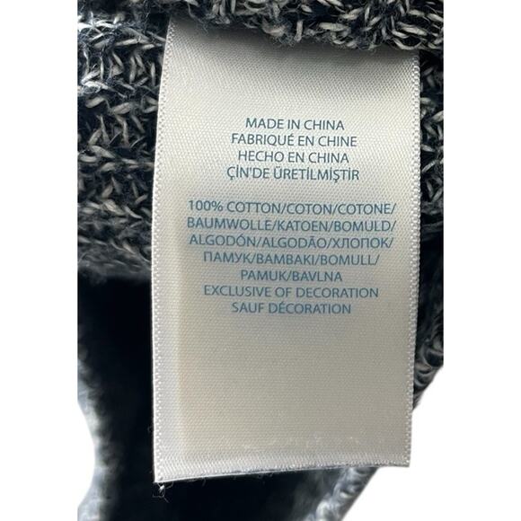 POLO RALPH LAUREN Blue White Heathered Sweater Quarter Zip 18 Months Pullover - Picture 8 of 10